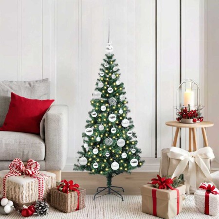 Árbol de Navidad Artificial Preiluminado Verde 120 cm en Decoración Festiva y Estacional | Comprar online en Foru.es
