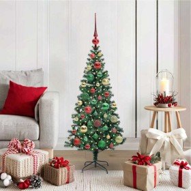 Árbol de Navidad Artificial Preiluminado Verde 120 cm en Decoración Festiva y Estacional | Comprar online en Foru.es