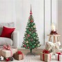 Árbol de Navidad Artificial Preiluminado Verde 120 cm en Decoración Festiva y Estacional | Comprar online en Foru.es