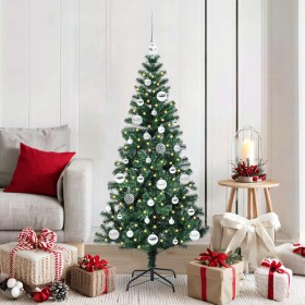 Árbol de Navidad Artificial Preiluminado Verde 150 cm en Decoración Festiva y Estacional | Comprar online en Foru.es