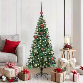 Árbol de Navidad Artificial Preiluminado Verde 150 cm en Decoración Festiva y Estacional | Comprar online en Foru.es