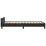 Estructura de cama con cabecero de terciopelo negro 100x200 cm de vidaXL, Camas y somieres - Ref: Foro24-3125619, Precio: 150...
