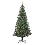 Árbol de Navidad Artificial Preiluminado Verde 210 cm en Decoración Festiva y Estacional | Comprar online en Foru.es