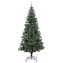Árbol de Navidad Artificial Preiluminado Verde 210 cm en Decoración Festiva y Estacional | Comprar online en Foru.es