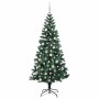 Árbol de Navidad Artificial Preiluminado Verde 210 cm en Decoración Festiva y Estacional | Comprar online en Foru.es