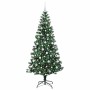 Árbol de Navidad Artificial Preiluminado Verde 210 cm en Decoración Festiva y Estacional | Comprar online en Foru.es