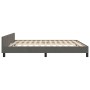Estructura cama con cabecero terciopelo gris oscuro 160x200 cm de vidaXL, Camas y somieres - Ref: Foro24-3125642, Precio: 210...