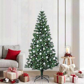 Árbol de Navidad Artificial Preiluminado Verde 210 cm en Decoración Festiva y Estacional | Comprar online en Foru.es