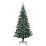 Árbol de Navidad Artificial Preiluminado Verde 210 cm en Decoración Festiva y Estacional | Comprar online en Foru.es