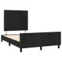 Bed frame with black velvet headboard 120x200 cm by vidaXL, Beds and slatted bases - Ref: Foro24-3125869, Price: 163,54 €, Di...