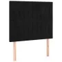 Bed frame with black velvet headboard 120x200 cm by vidaXL, Beds and slatted bases - Ref: Foro24-3125869, Price: 163,54 €, Di...