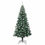 Árbol de Navidad Artificial Preiluminado Verde 240 cm en Decoración Festiva y Estacional | Comprar online en Foru.es