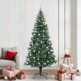 Árbol de Navidad Artificial Preiluminado Verde 240 cm en Decoración Festiva y Estacional | Comprar online en Foru.es