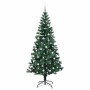 Árbol de Navidad Artificial Preiluminado Verde 240 cm en Decoración Festiva y Estacional | Comprar online en Foru.es