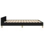 Estructura de cama con cabecero de tela negro 140x190 cm de vidaXL, Camas y somieres - Ref: Foro24-3125132, Precio: 225,47 €,...