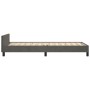 Estructura de cama con cabecero terciopelo gris oscuro 90x200cm de vidaXL, Camas y somieres - Ref: Foro24-3125856, Precio: 13...