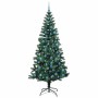Árbol de Navidad Artificial Preiluminado Verde 240 cm en Decoración Festiva y Estacional | Comprar online en Foru.es