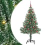 Árbol de Navidad Artificial Nevado con Luz LED Verde y 150 cm en Decoración Festiva y Estacional | Comprar online en Foru.es