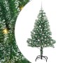 Árbol de Navidad Artificial Nevado con Luz LED Verde y 150 cm en Decoración Festiva y Estacional | Comprar online en Foru.es