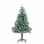 Árbol de Navidad Artificial Nevado con Luz LED Verde y 150 cm en Decoración Festiva y Estacional | Comprar online en Foru.es