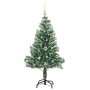 Árbol de Navidad Artificial Nevado con Luz LED Verde y 150 cm en Decoración Festiva y Estacional | Comprar online en Foru.es