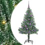 Árbol de Navidad Artificial Nevado con Luz LED Verde y 150 cm en Decoración Festiva y Estacional | Comprar online en Foru.es