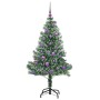 Árbol de Navidad Artificial Nevado con Luz LED Verde y 150 cm en Decoración Festiva y Estacional | Comprar online en Foru.es