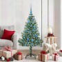 Árbol de Navidad Artificial Nevado con Luz LED Verde y 150 cm en Decoración Festiva y Estacional | Comprar online en Foru.es