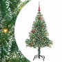 Árbol de Navidad Artificial Nevado con Luz LED Verde y 150 cm en Decoración Festiva y Estacional | Comprar online en Foru.es