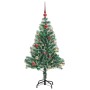 Árbol de Navidad Artificial Nevado con Luz LED Verde y 150 cm en Decoración Festiva y Estacional | Comprar online en Foru.es