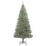 Árbol de Navidad Artificial Nevado con Luz LED Verde y 210 cm en Decoración Festiva y Estacional | Comprar online en Foru.es