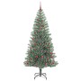 Árbol de Navidad Artificial Nevado con Luz LED Verde y 210 cm en Decoración Festiva y Estacional | Comprar online en Foru.es