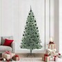 Árbol de Navidad Artificial Nevado con Luz LED Verde y 210 cm en Decoración Festiva y Estacional | Comprar online en Foru.es