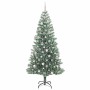 Árbol de Navidad Artificial Nevado con Luz LED Verde y 210 cm en Decoración Festiva y Estacional | Comprar online en Foru.es