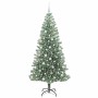 Árbol de Navidad Artificial Nevado con Luz LED Verde y 210 cm en Decoración Festiva y Estacional | Comprar online en Foru.es