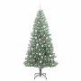Árbol de Navidad Artificial Nevado con Luz LED Verde y 210 cm en Decoración Festiva y Estacional | Comprar online en Foru.es
