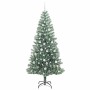 Árbol de Navidad Artificial Nevado con Luz LED Verde y 210 cm en Decoración Festiva y Estacional | Comprar online en Foru.es