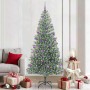 Árbol de Navidad Artificial Nevado con Luz LED Verde y 210 cm en Decoración Festiva y Estacional | Comprar online en Foru.es