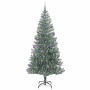 Árbol de Navidad Artificial Nevado con Luz LED Verde y 210 cm en Decoración Festiva y Estacional | Comprar online en Foru.es