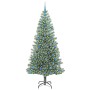 Árbol de Navidad Artificial Nevado con Luz LED Verde y 210 cm en Decoración Festiva y Estacional | Comprar online en Foru.es