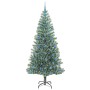 Árbol de Navidad Artificial Nevado con Luz LED Verde y 210 cm en Decoración Festiva y Estacional | Comprar online en Foru.es