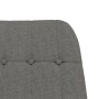 Sillón mecedora con taburete tela gris claro de vidaXL, Mecedoras - Ref: Foro24-3097704, Precio: 148,30 €, Descuento: %