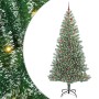 Árbol de Navidad Artificial Nevado con Luz LED Verde y 240 cm en Decoración Festiva y Estacional | Comprar online en Foru.es