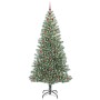 Árbol de Navidad Artificial Nevado con Luz LED Verde y 240 cm en Decoración Festiva y Estacional | Comprar online en Foru.es