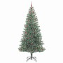 Árbol de Navidad Artificial Nevado con Luz LED Verde y 240 cm en Decoración Festiva y Estacional | Comprar online en Foru.es