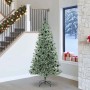 Árbol de Navidad Artificial Nevado con Luz LED Verde y 240 cm en Decoración Festiva y Estacional | Comprar online en Foru.es