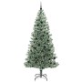 Árbol de Navidad Artificial Nevado con Luz LED Verde y 240 cm en Decoración Festiva y Estacional | Comprar online en Foru.es