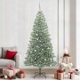 Árbol de Navidad Artificial Nevado con Luz LED Verde y 240 cm en Decoración Festiva y Estacional | Comprar online en Foru.es