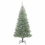 Árbol de Navidad Artificial Nevado con Luz LED Verde y 240 cm en Decoración Festiva y Estacional | Comprar online en Foru.es