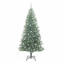 Árbol de Navidad Artificial Nevado con Luz LED Verde y 240 cm en Decoración Festiva y Estacional | Comprar online en Foru.es